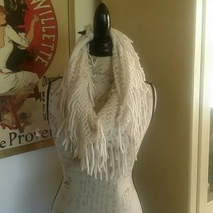 Eternity Scarf 56 " around, cream color
